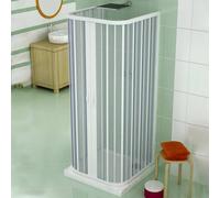 Box doccia Saturnia 3 lati 80x100x80 cm apertura centrale