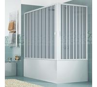 Box Galassia 70x150 H150 cm Bañera plegable de PVC con dos puertas de apertura e
