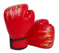 Box Handschutz Kinder,Guantes de Boxeo de PU,Guantes de Boxeo para Niños y Junior,Boxing Gloves para Golpear,Saco de Arena,Muay Thai,Taekwondo,Artes Marciales,Adecuados para Niños de 3 a 12 Años,Rojo