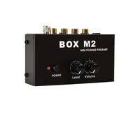 BOX M2 Phono Preamp for Turntable Stereo Audio Hi-Fi Phonograph/Record Player Preamplifier EU Plug