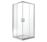 BOX MAMPARA DUCHA 70X120 RECTANGULAR H200 TRANSPARENTE ANGULAR CRISTAL CORREDERA