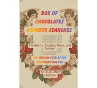 Box of Chocolates Number Search: 100 Medium Puzzles for Valentine’s Day Fun (6x9)