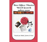Box Office Movie Word Search Puzzle Book: Word Searches with Easy to Read Print about Box Office Movies, Blockbuster, Top Movies | 6X9 inches, 110 ... Gift for Holidays, Relaxation and Free Time.