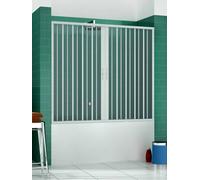 Box bañera de PVC con fuelle 1 lado dos puertas 150/160 x 150 cm