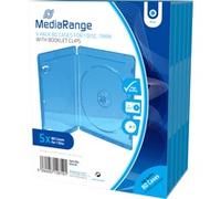 BOX38 funda para discos ópticos Estuche de plástico para Blu-ray 1 discos Azul, Funda protectora Estuche de plástico para Blu-ray, 1 discos, Azul, Plástico, 120 mm, 134 mm, Minorista