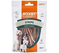 BOXBY PREMIO SNACKS TIRAS DE Pato Para PERRO 90 GRS