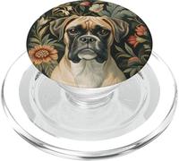 Boxeador Cervatillo Estilo Vintage William Morris PopSockets PopGrip para MagSafe