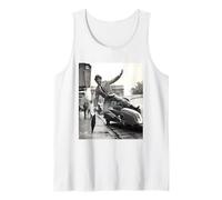 Boxeador de Boxeo de Ray Robinson en Londres 1988 Camiseta sin Mangas