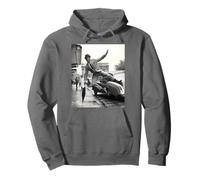 Boxeador de Boxeo de Ray Robinson en Londres 1988 Sudadera con Capucha