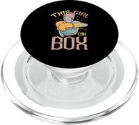 Boxeador de Boxeo Divertido This Girl Can Box PopSockets PopGrip para MagSafe