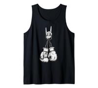 Boxeador de Boxeo Mixto Artes Marciales MMA Luchador Retro Vintage Camiseta sin Mangas