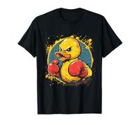Boxeador Divertido de Pato de Goma con Guantes de Boxeo, Kickboxing Camiseta