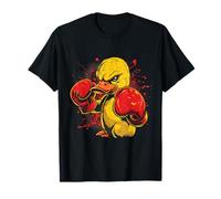 Boxeador Divertido de Pato de Goma con Guantes de Boxeo, Kickboxing Camiseta