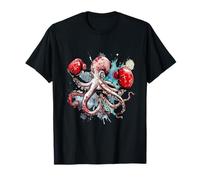 Boxeador Octopus Lover Ocean Sea Creature Kickboxing Boxing Camiseta