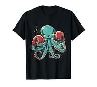 Boxeador Octopus Lover Ocean Sea Creature Kickboxing Boxing Camiseta