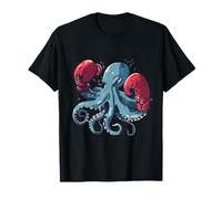 Boxeador Octopus Lover Ocean Sea Creature Kickboxing Boxing Camiseta