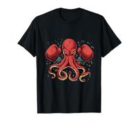Boxeador Octopus Lover Ocean Sea Creature Kickboxing Boxing Camiseta