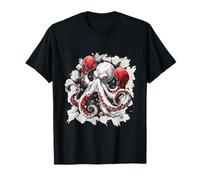 Boxeador Octopus Lover Ocean Sea Creature Kickboxing Boxing Camiseta