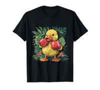 Boxeador Pato de Goma con Guantes de Boxeo Kickboxing Divertido Boxeo Camiseta