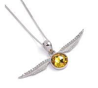 Boxed Swarovski Snitch - Sterling Silver Harry Potter Crystal Necklace