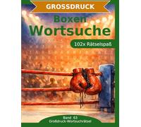 Boxen - Wortsuche in Großdruck: 102 Wortsuchrätsel mit extra großer Schrift | Gehirnjogging Boxen | Geschenkidee für Oma & Opa