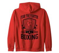 Boxeo Estilo de Vida Coraje Fuerza Honor Boxer Sudadera con Capucha