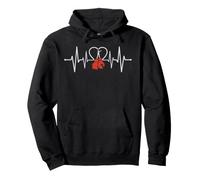 Boxeo Humor Divertido Boxeo Heartbeat Regalo para un Boxeador Sudadera con Capucha