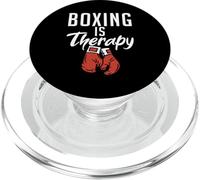 Boxeo is Therapy Sport Fighting Boxer PopSockets PopGrip para MagSafe