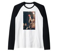 Boxeo Lennox Lewis V Donovan Ruddock Lucha por El Derecho Camiseta Manga Raglan