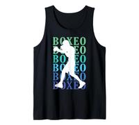 Boxeo me Llama Boxing Boxeador Atleta Chico Niño Retro Camiseta sin Mangas
