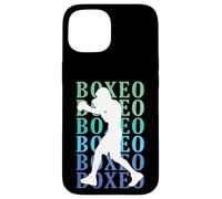 Boxeo me Llama Boxing Boxeador Atleta Chico Niño Retro Carcasa para iPhone 15