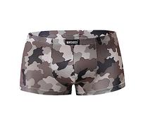 Boxer Algodon Hombre, Calzoncillos Deportivos Hombre, Talla Grande Sexy Liso Holgados Elástica Impresión Calzoncillos Color Sólido Transpirables Ultrafino Moda Cómodo Casual Boxer