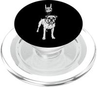 Boxer Amante De Perros Cool Retro Vintage Goth Alt Metal EMO PopSockets PopGrip para MagSafe