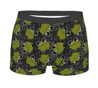 Boxer Briefs Ranas Kawaii De Dibujos Animados1 Ropa Interior Premium Calzoncillos para Hombre Suaves Men Underwear para Deportivos Viaje Correr S