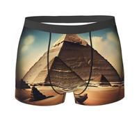 Boxer Briefs Soñando con Las Pirámides De Keops (Impreso) Calzoncillos Hombre Premium Y Cintura Elástica Calzoncillos Bóxer para Hombre S