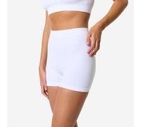 Bóxer Corto Deporte Mujer Blanco Talle Alto XS