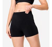 Bóxer Corto Deporte Mujer Negro Talle Alto XS