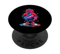 Boxer Cosmic Space Fighter Hero PopSockets PopGrip Adhesivo