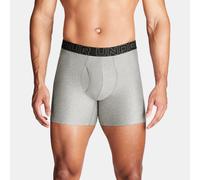 Bóxer de 15 cm Boxerjock® Under Armour Performance Tech™ para hombre - Paquete de 3 Acero Full Heather / Castlerock Full Heather / Castlerock M
