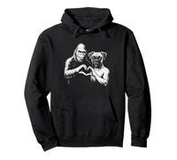 Boxer Dog Bigfoot Sasquatch - Señal de mano con forma de corazón Sudadera con Capucha