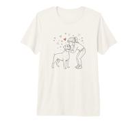 Boxer Dog Love Camiseta Premium