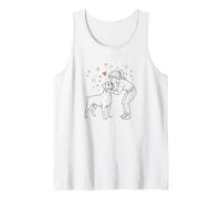 Boxer Dog Love Camiseta sin Mangas