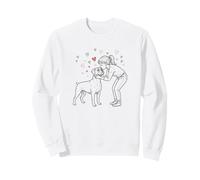 Boxer Dog Love Sudadera