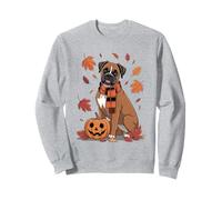 Boxer Dog Lover Pumpkin Otoño/Acción Sudadera