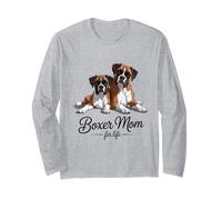 Boxer Dog Mom for Life Cute Manga Larga
