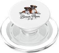 Boxer Dog Mom for Life Cute PopSockets PopGrip para MagSafe