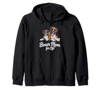 Boxer Dog Mom for Life Cute Sudadera con Capucha