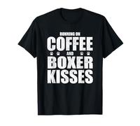 Boxer Dog Retro Saying Coffee Boxer Love Dog Dueño Camiseta