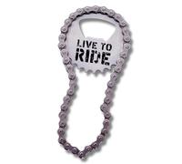 Boxer Gifts Abrebotellas de Cadena de Bicicleta | Acero Inoxidable Plateado | Regalo Divertido para un Ciclista, Metal, 12.5x5.5x1 cm