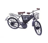 Boxer Gifts Adorno rústico para Bicicleta | Escultura de Bicicleta de Metal Vintage | Decoración del hogar, cumpleaños, Navidad, Día del Padre Regalo para un Ciclista, Negro, uno